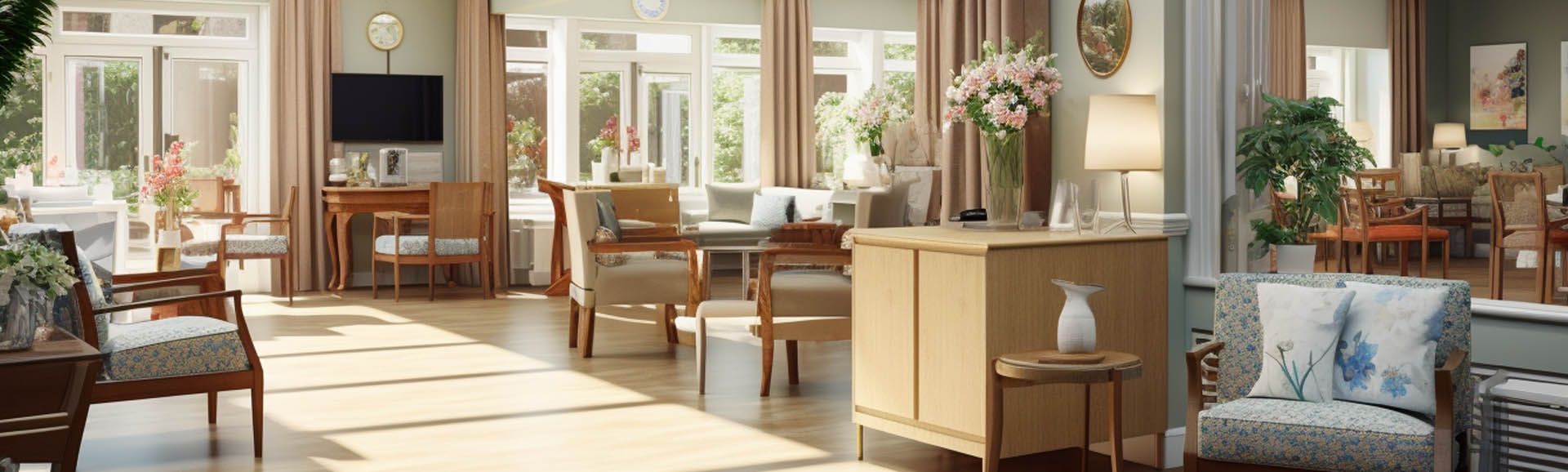 Interior space of a care home
